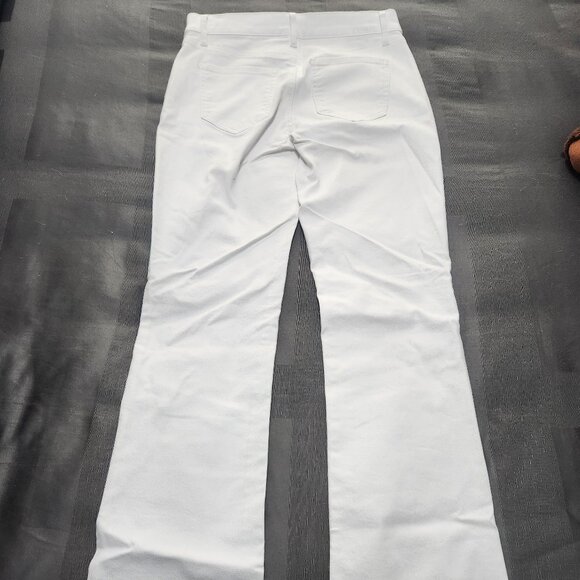 Express Editor White Jeans, Boot cut, Low Rise, 6R - Picture 2 of 6